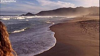 What are these fantastic scenes from Brazil's most beautiful naturist beach?