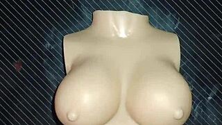 Dolly Begs for Double Penetration and I Finish on Her Chest in Wild Desk Action