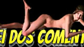 Gostosa se exibindo stripper masturbation with clothes ripped sucking tits pussy sexy latina mature dancing