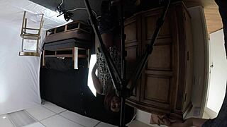 Mandy Mynxx chokes on my cock during deepthroat