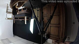 Mandy Mynxx chokes on my cock during deepthroat