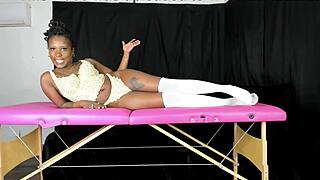 Modeling Lace Vintage Lingerie