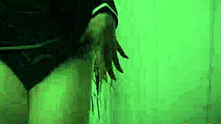 mollyredwolf receives a triple cumshot in bioshock costume