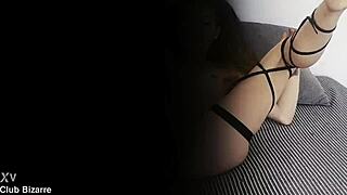 Nikolehardx Petite Skinny Monster Dildo Spanking Passion