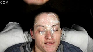 slave takes cum bukkake compilation