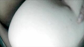 This stepdaughter gets a close-up facial after sucking in missionary 😍