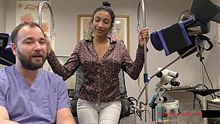 at tampa university, miss mars spreads big ass and tits in entrance physical