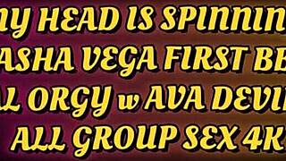 Diva Ava Devina Curvy Interracial Scene