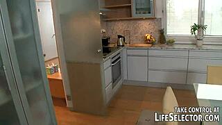 The Neighbor's Woman Enjoys a Quiet Evening at Home