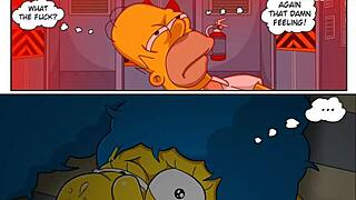 marge simpson explores grandpa in storm warning