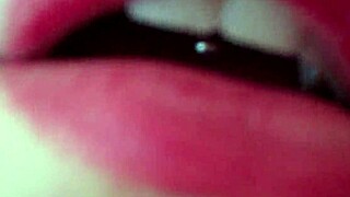 Playing with My Pussy Using a Big Pink Dildo