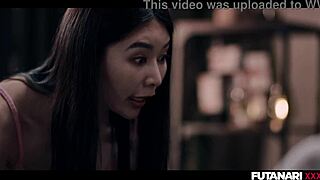 double penetration gangbang ends with huge facial cumshot