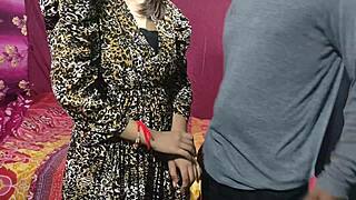 indian punjabi girl enjoys romantic moments with boyfriend