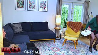 i'm cheatin' with redhead milf handjob in stockings