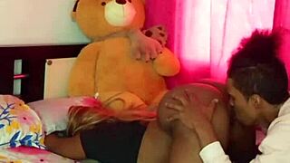 Man, I caught my hermanastra in her room for passionate banging!