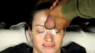 slave takes cum bukkake compilation