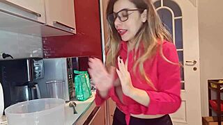 video that youtube deleted of me being naughty in the kitchen showing my natural tits