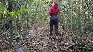 Help! A stranger just took me hard in the forest!