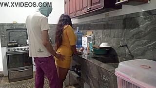 Luxurious Homemade Blowjob For Stepbrother's Monster Cock In The Kitchen!