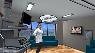 VR Aida's secret therapy session with spanking elements