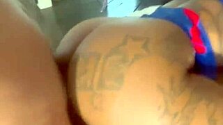 Ebony Cheerleader Sucks Big Black Cock In Sex Tapes