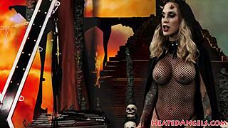 Devilish Punk Babe Gets Drilled