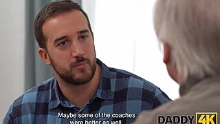 Young Blonde Girlfriend With Uncle And Father-In-Law!