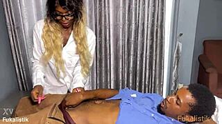 Big ass Lekki doctor intensely fucks BBC patient at the hospital.