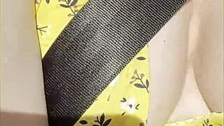 wifey’s perfect tits flash while driving again