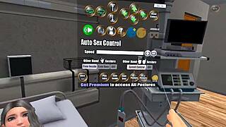 VR Aida's secret therapy session with spanking elements