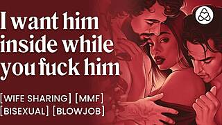 wife shared and fucked in every hole at christmas party bisexual dp