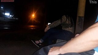 seriously, i risk flashing my dick at this latina woman waiting for the bus