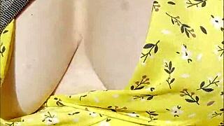 wifey’s perfect tits flash while driving again