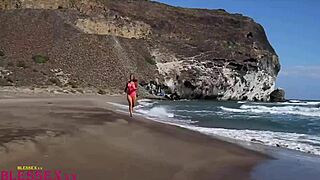 Behind the scenes of a porn movie production.