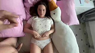 Watch This Beautiful Amateur Couple Scream, 'Fuck My Ass Harder!' During Homemade Sex With Loud Moans And Cumshot