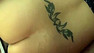 CUM ON LISA'S TATTOOED ASS!