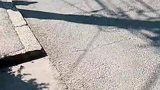 Naked on the street 😍