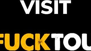 tanned colombian babe gets rough doggystyle from hung gym guy