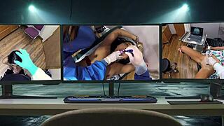 i scream in handcuffs pov backstage with natural tits gloves latex in florida lilith rose