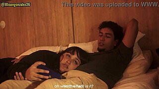 Watching Netflix with my stepsister got wild. I couldn't resist slipping into her mouth, nearly got caught!