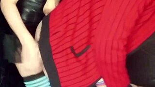 Brunette Milf Lola Pegging Big Cock Anal with Strapon