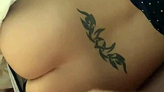 CUM ON LISA'S TATTOOED ASS!