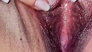 latina with wet pussy achieves first squirt fantasy