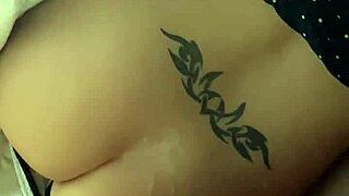 CUM ON LISA'S TATTOOED ASS!
