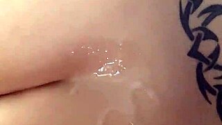 CUM ON LISA'S TATTOOED ASS!