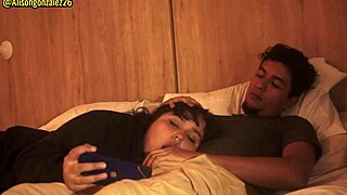 Watching Netflix with my stepsister got wild. I couldn't resist slipping into her mouth, nearly got caught!