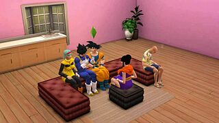 Parody Goku And Vegeta Decide To Try Out Eachothers Wives Bulma And Chichi