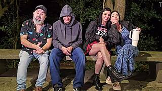 Gaby Hotwife Interview With Monica Lima At Public Spot