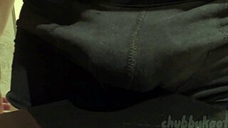 Chubbykaot Humps Counter In Shower Close Up