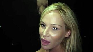 at the gloryhole, she swallows cum like a true whore